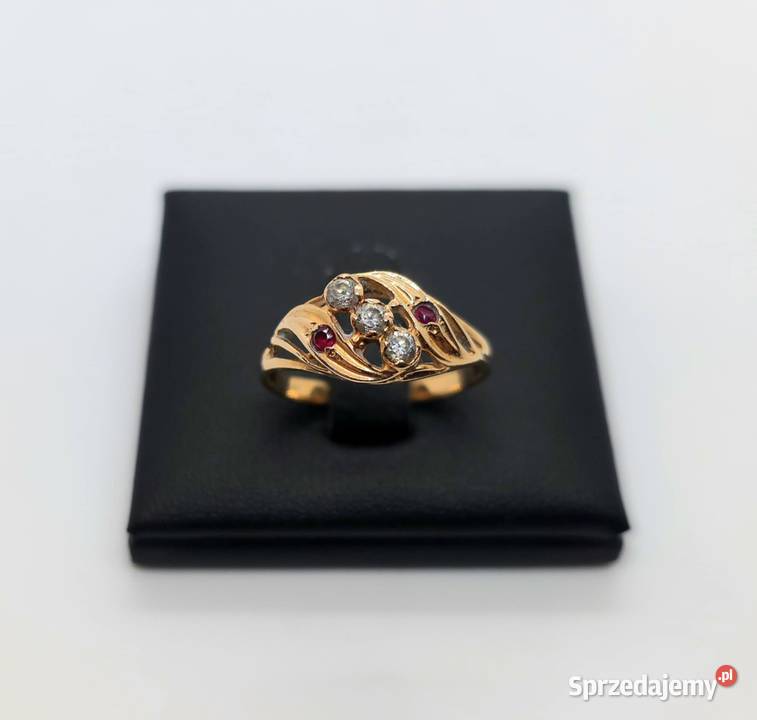 Złoty pierścionek próby 585 213g Rozmiar 17