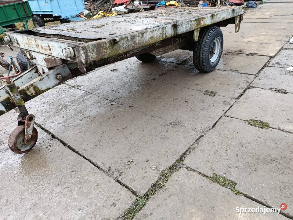 Rama podwójna z rozrzutnika na przyczepę kiper Limanowa