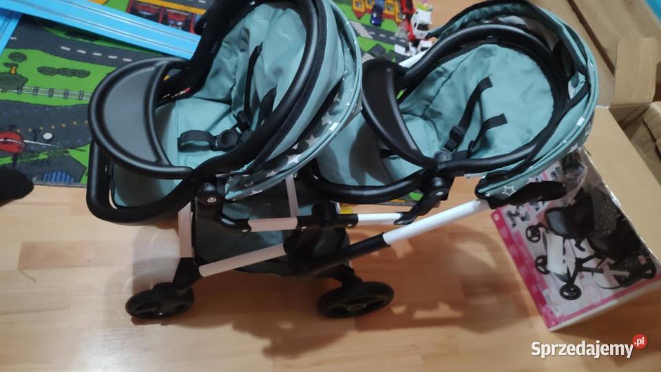 Bliźniaczy wózek lalek xeo twin Książ Wielkopolski