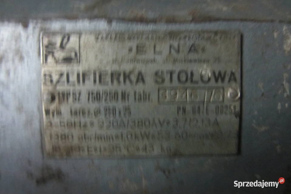 Szlifierka stołowa ELMA Biłgoraj