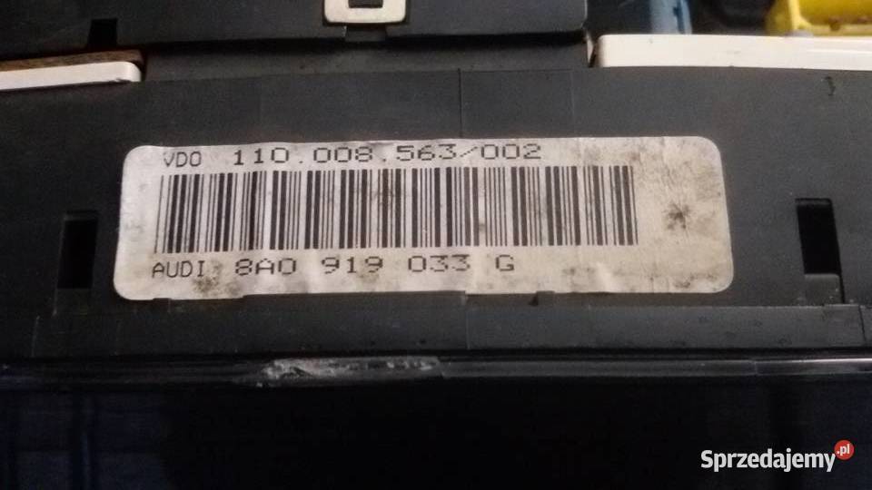 LICZNIK AUDI 80B4 19TDI Rok produkcji 1993