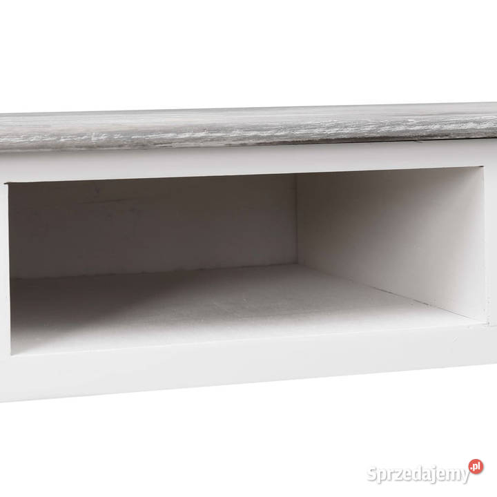 Biurko szare 110x45x76 drewniane WM284153 Warszawa sprzedam