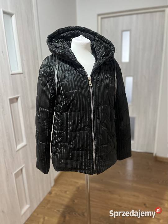Nowa czarna kurtka zimowa damska L Kurtki i płaszcze