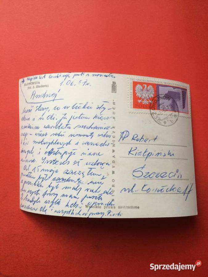 2439 Widokówka Złotoryja Antykwariat Szczecin