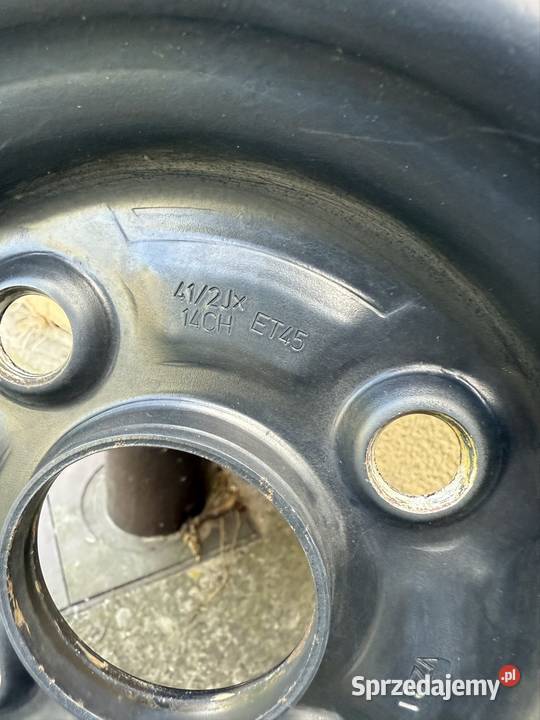 Felgi stalowe 14x100 ET 45 koła opony Hankook
