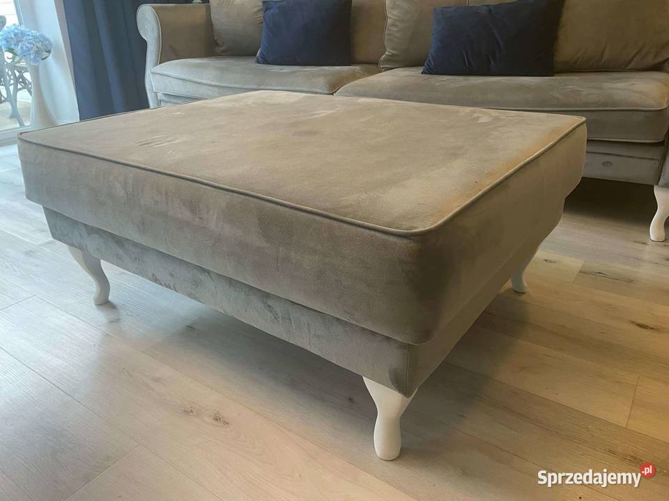 Sofa Glamour STYLOWA nogi ludwik puf Narożnik L Warszawa sprzedam