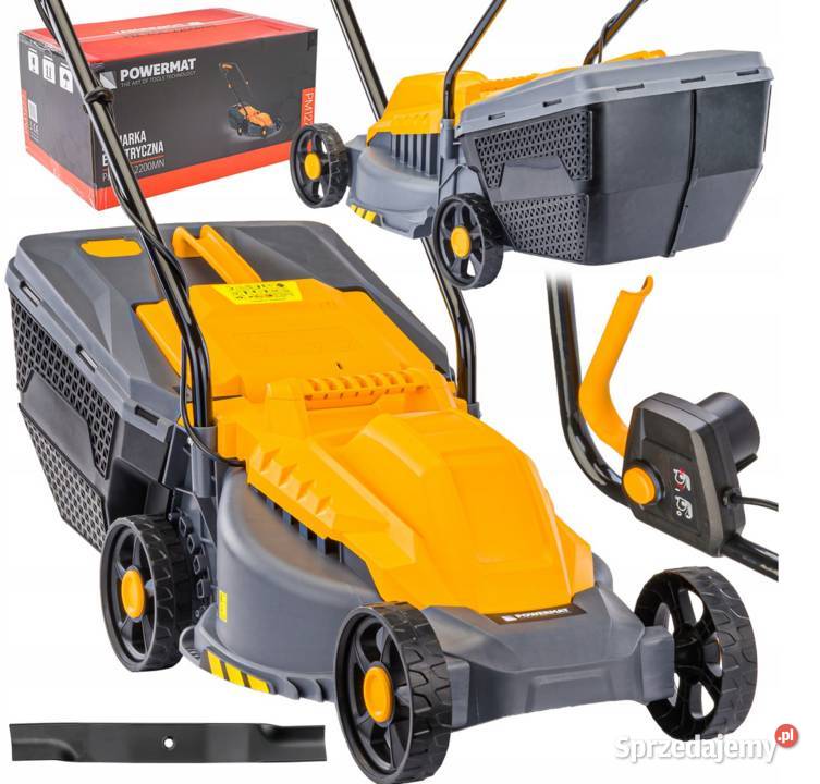 Kosiarka elektryczna do trawy 2200W 30L nóż 32 Wałbrzych