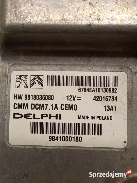 STEROWNIK SILNIKA 20 HDI 122 PROACE VIVARO C