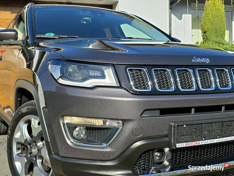 Jeep Compass serwis ASO automat 4x4 II 2016 tempomat śląskie Rydułtowy
