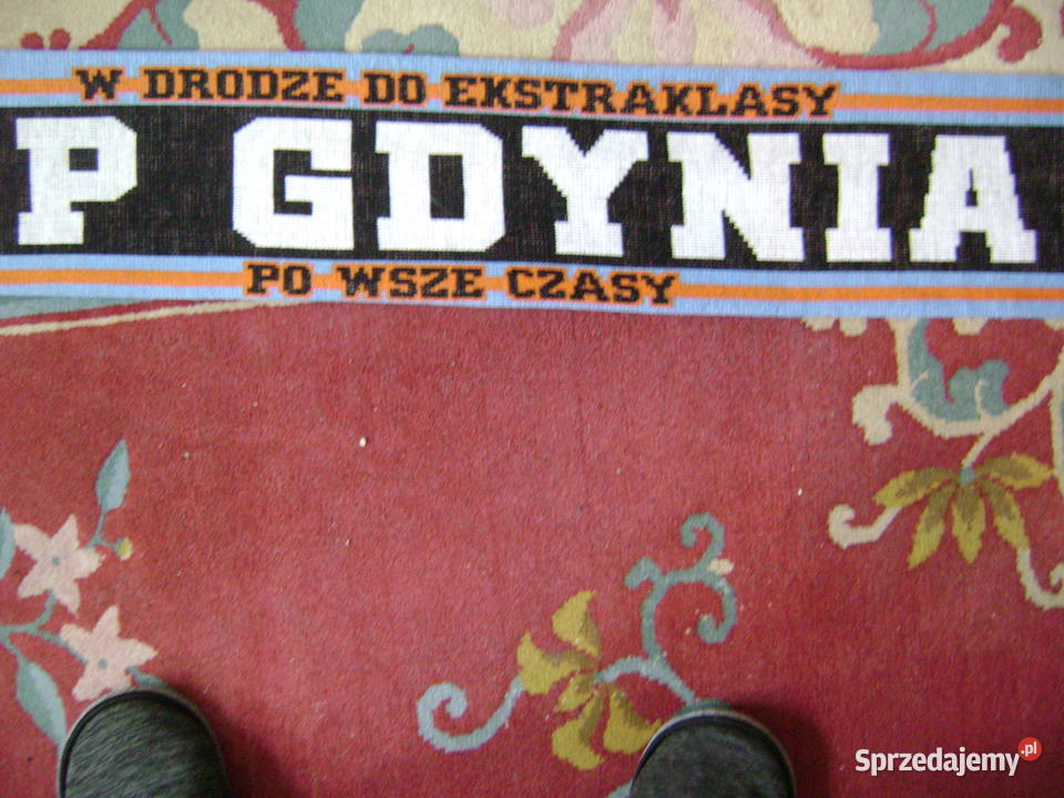 Starocie z PRL SPORT Szalik Kibica Klub Gdynia
