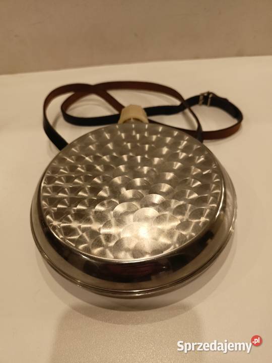 Piersiówka stal nierdzewna 05 L nowa PRL vintage Łódź