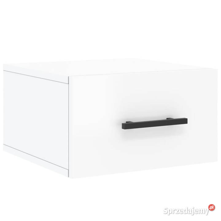 Wiszące szafki nocne 2 białe z połyskiem sprzedam