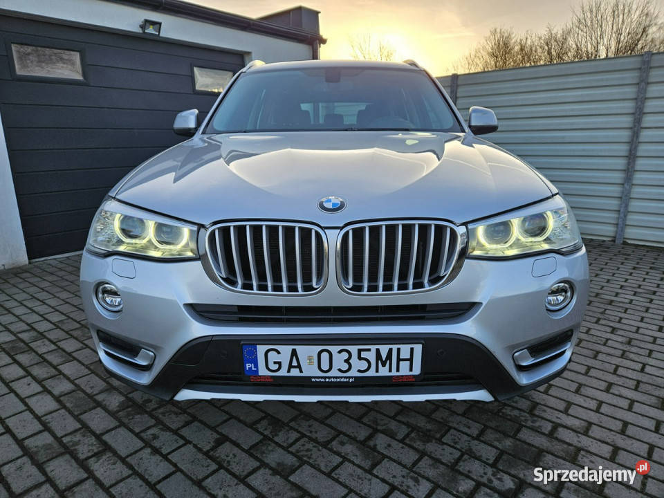 BMW X3 20 190 automat XDRIVE bezwypadek ZADBANA serwisowany w ASO pomorskie Gdynia