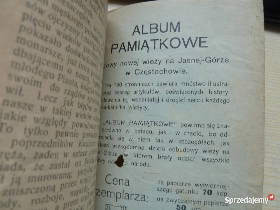Skarbczyk Polski tom I Obrazy z dziejów Polski Warszawa