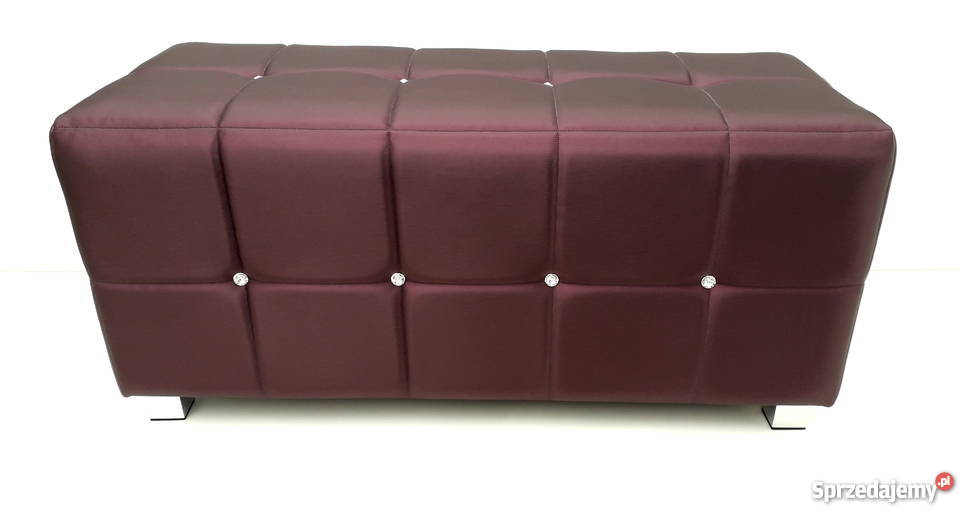 PUFA SKRZYNIA ŁAWKA KOSTKA SWAROVSKI 40cm Poznań