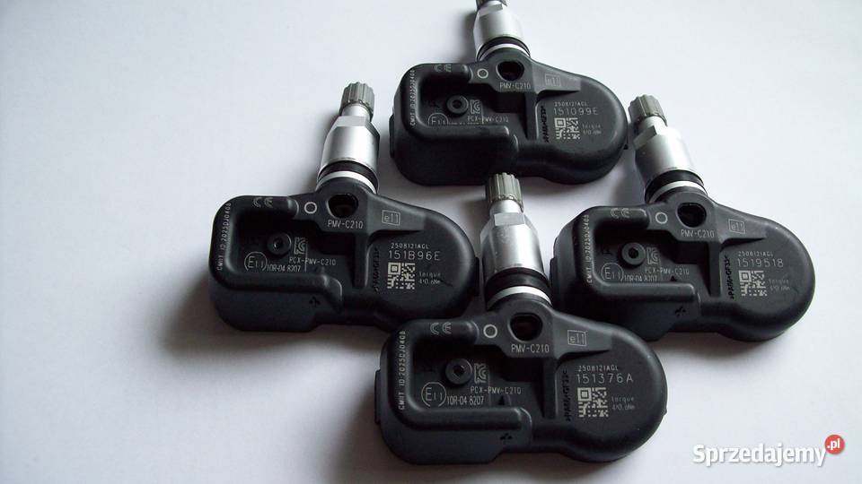 Zestaw 4 czujników ciśnienia w oponach TPMS Reda