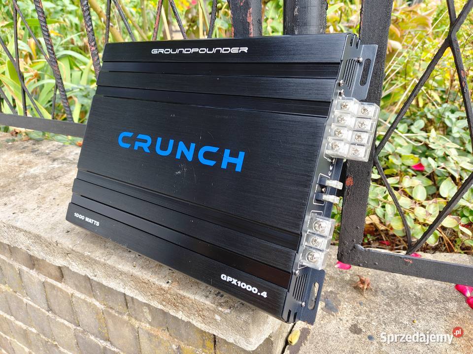 Wzmacniacz samochodowy 4 kanałowy Crunch Niegowonice