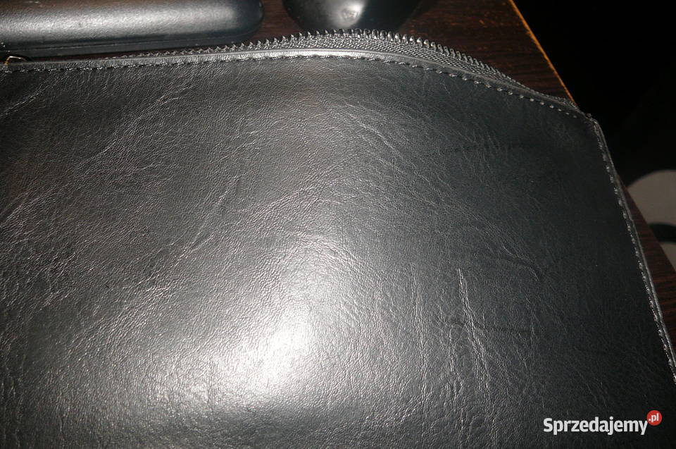 Kosmetyczka czarna i brąz cieniowana Nowa Uniseks