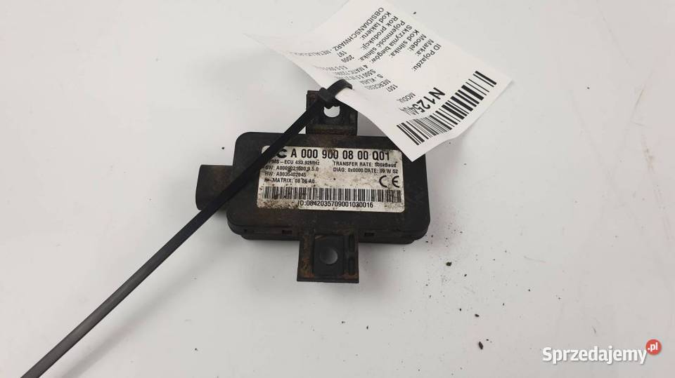 STEROWNIK CISNIENIA TPMS A0009000800 MERCEDES Lipno