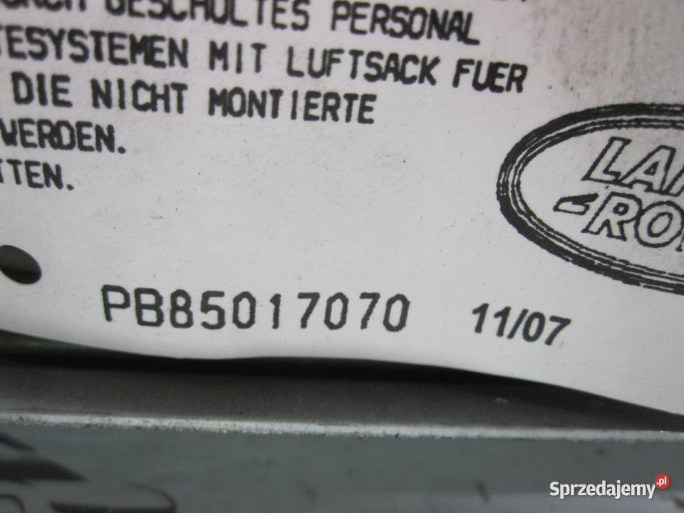 LAND ROVER DISCOVERY 08r AIRBAG poduszka Poduszki powietrzne Kielce