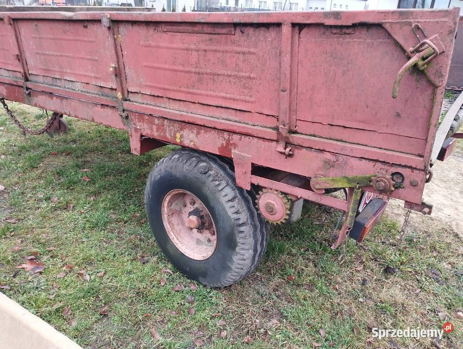 Podwozie rozrzutnik jednoosiowy Tuszyn sprzedam