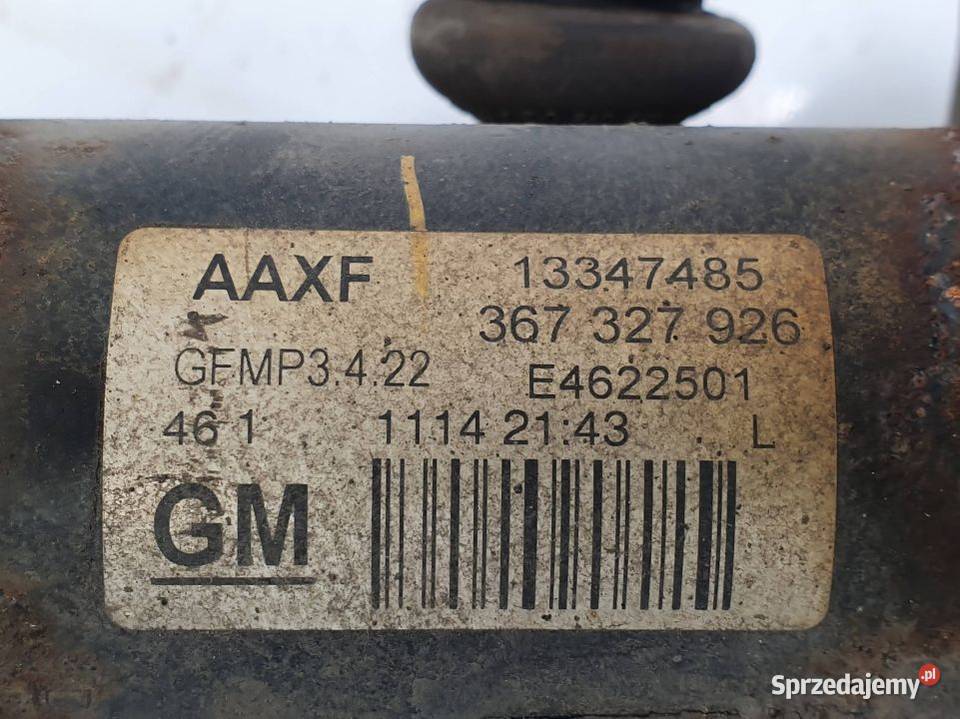 AMORTYZATOR LEWY PRZÓD OPEL INSIGNIA A 13347485 kujawsko-pomorskie Lipno