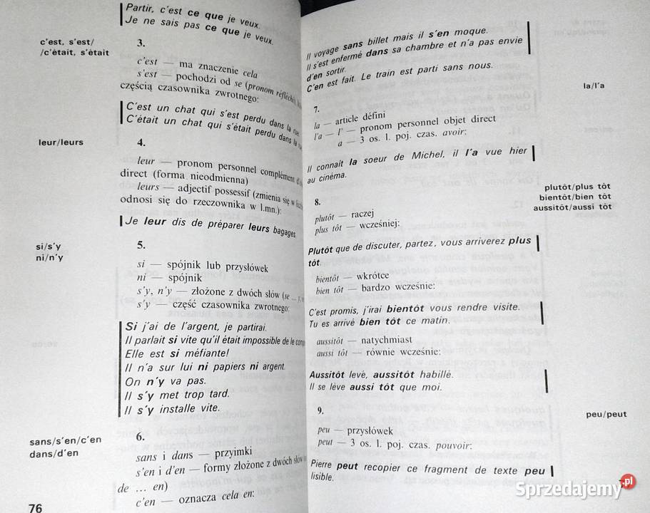 Poradnik ortograficzny polaków język francuski