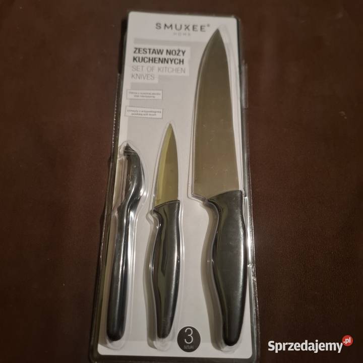 Zestaw noży kuchennych SMUKEE Home 3 elementy 2 Lwówek Śląski