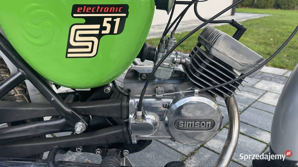 Simson S51 Elektronik nowy zarejestrowany 5268km Zaborze