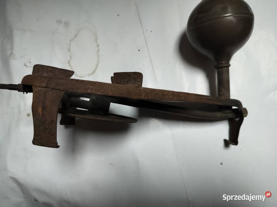 stary niemiecki palnik kuchenny sygnowany Antyki, Sztuka, Kolekcje małopolskie Kęty