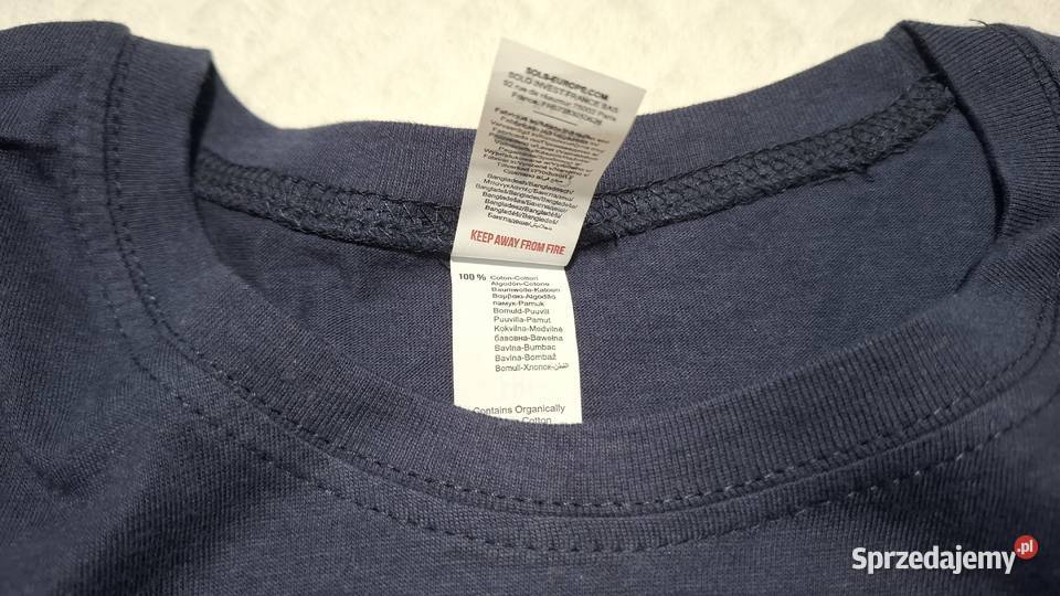 Koszulka krótki rękaw Tshirt granatowa Amazon Czeladź
