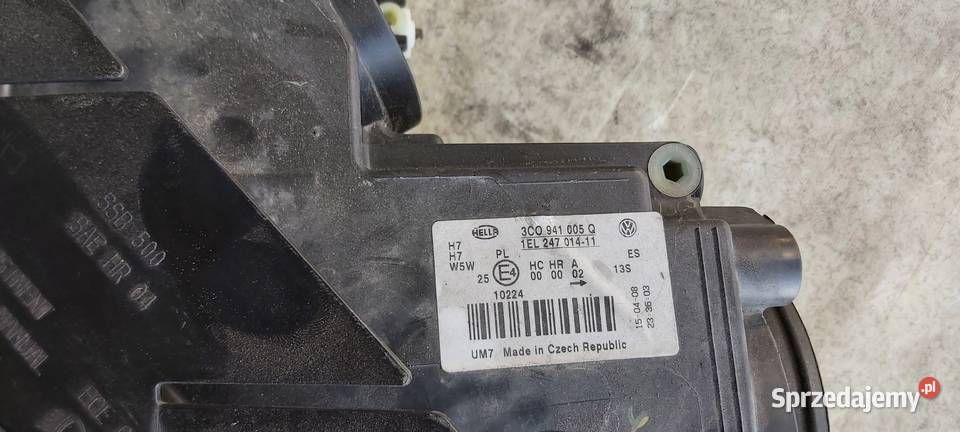 Lampa lewa przednia vw passat Raczyn sprzedam