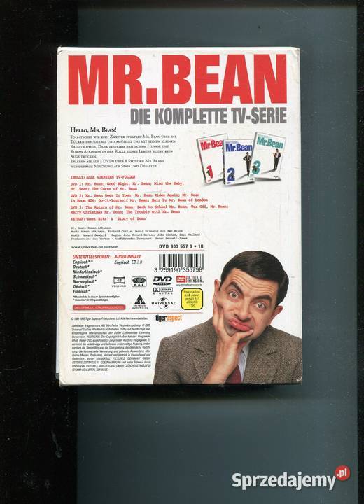 Mr Bean Die Komplette TV Serie Płyty DVD DVD Szczecin