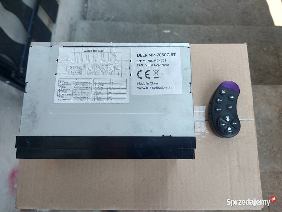 Radio Samochodowe 2 DIN Chińczyk DEER MP7050C BT Skawina