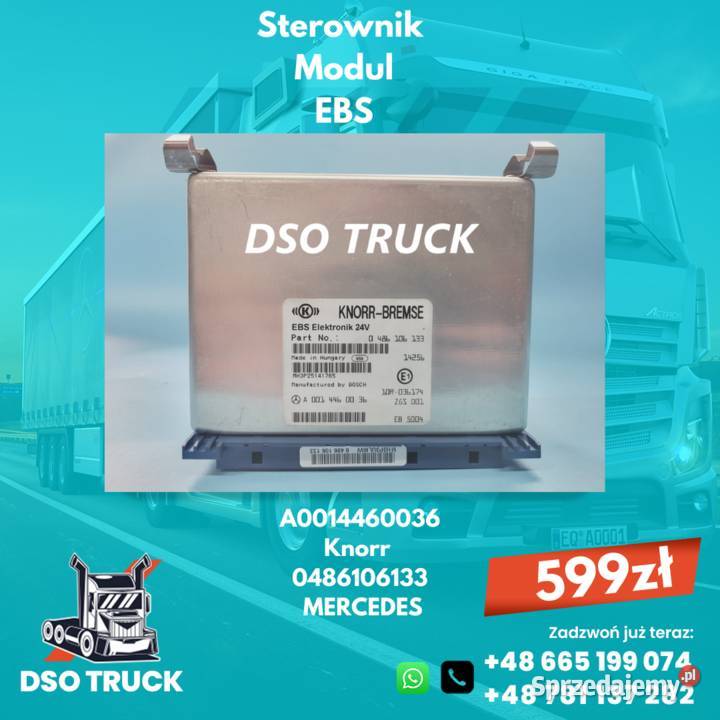 Sterownik Modul EBS Knorr A0014460036 0486106133