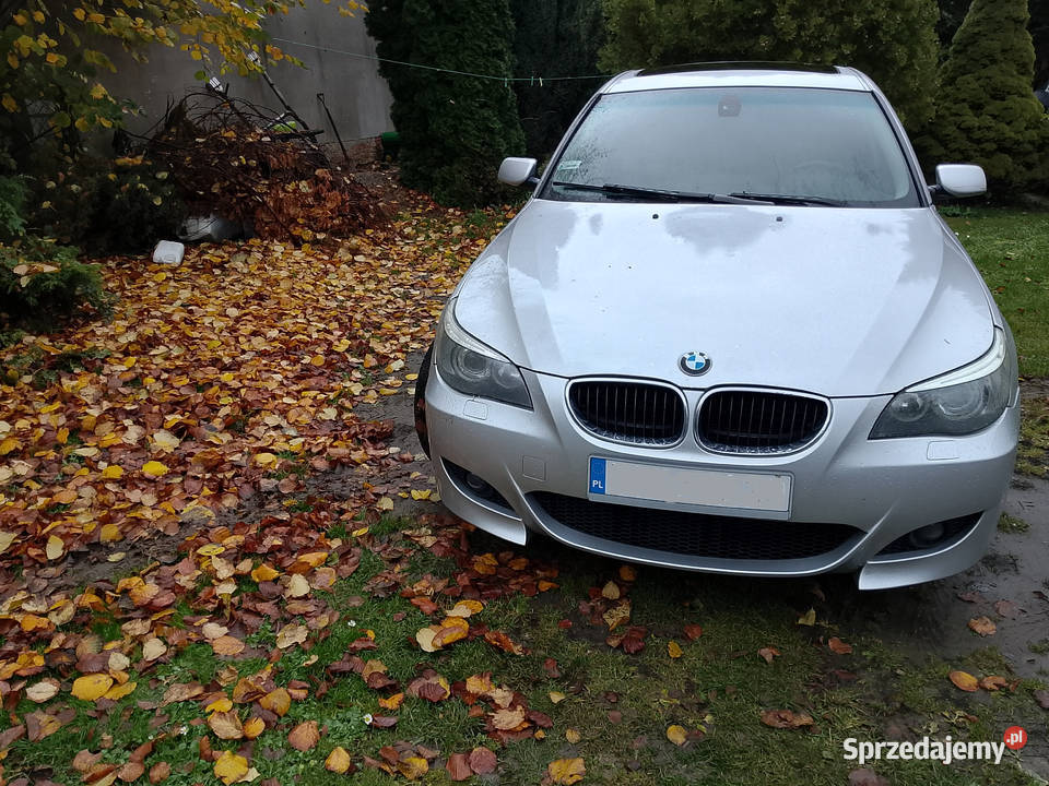 Bmw e60 22 lpg zarejestrowany skóra full benzyna+LPG Wąsosz