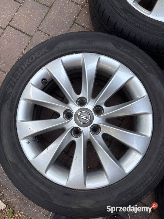 Sprzedam felgi z oponami letnimi do opel zafira Dokudów Pierwszy sprzedam