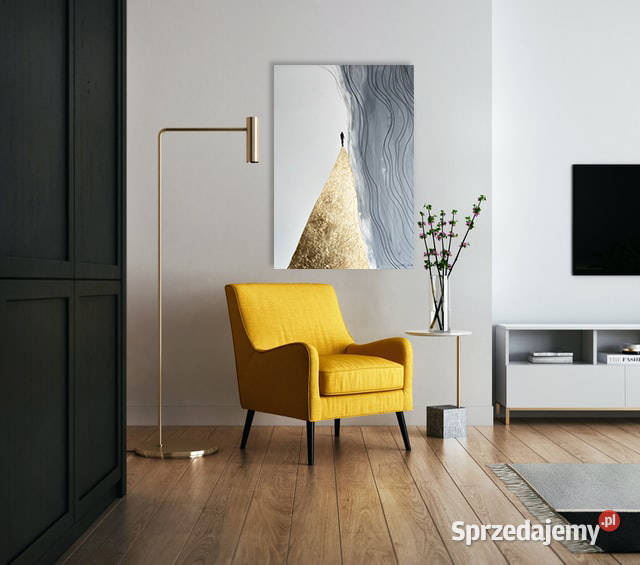 Ślad obraz akrylowy na płótnie 100x70 artystki A Katowice