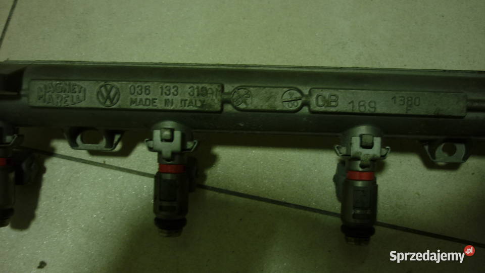 Listwa wtryskiwacza wtryskiwacze Golf 4 14 16V Kiszkowo