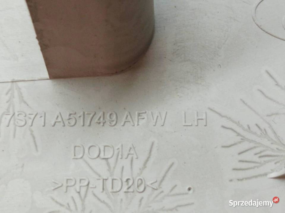 OSŁONA SŁUPKA A C LEWA PRAWA KOMPLET HB Ford Osłony i zaślepki