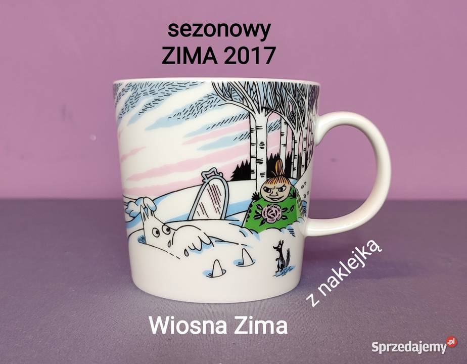 Muminki KUBEK Moomin Arabia Finland sezon ZIMA Jasień sprzedam