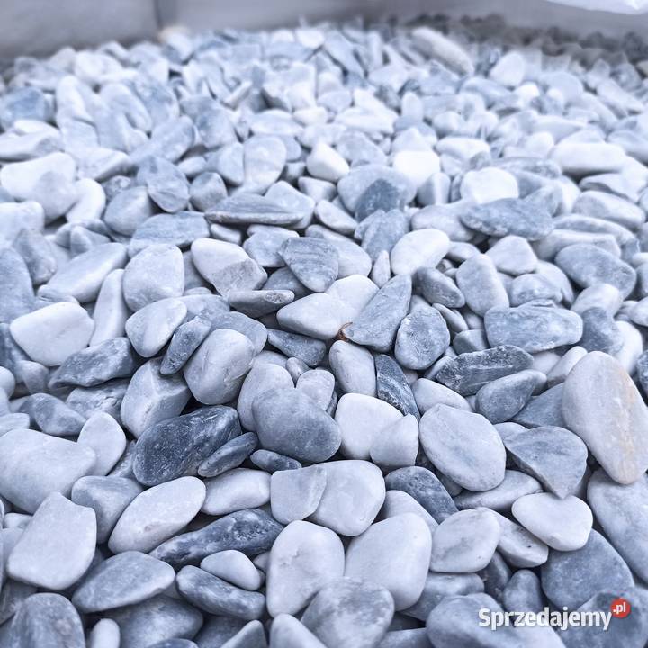 Otoczak Ice Blue Kamień Niebieski Lodowy Biała Podłoża Jaworzno