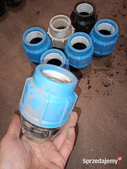 Złączka skręcana zaciskowa do PE 50mm x 112