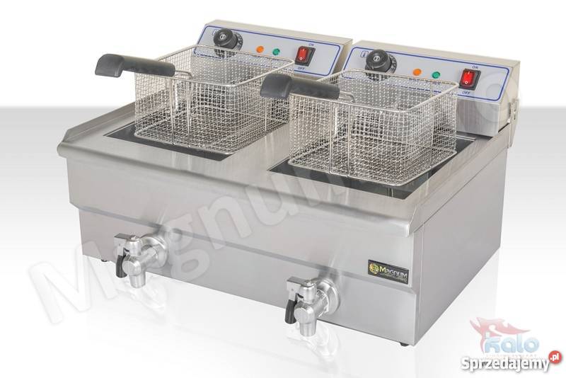 PODWÓJNA FRYTKOWNICA FRYTOWNICA 2x16L SIŁA Poczesna