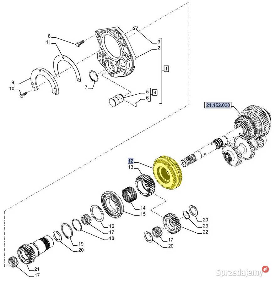 Synchronizator rewersu Case Holland Steyr podlaskie Białystok