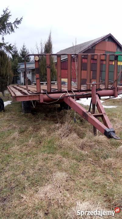 Przeczepa laweta bale kostki sianasłomy podkarpackie sprzedam