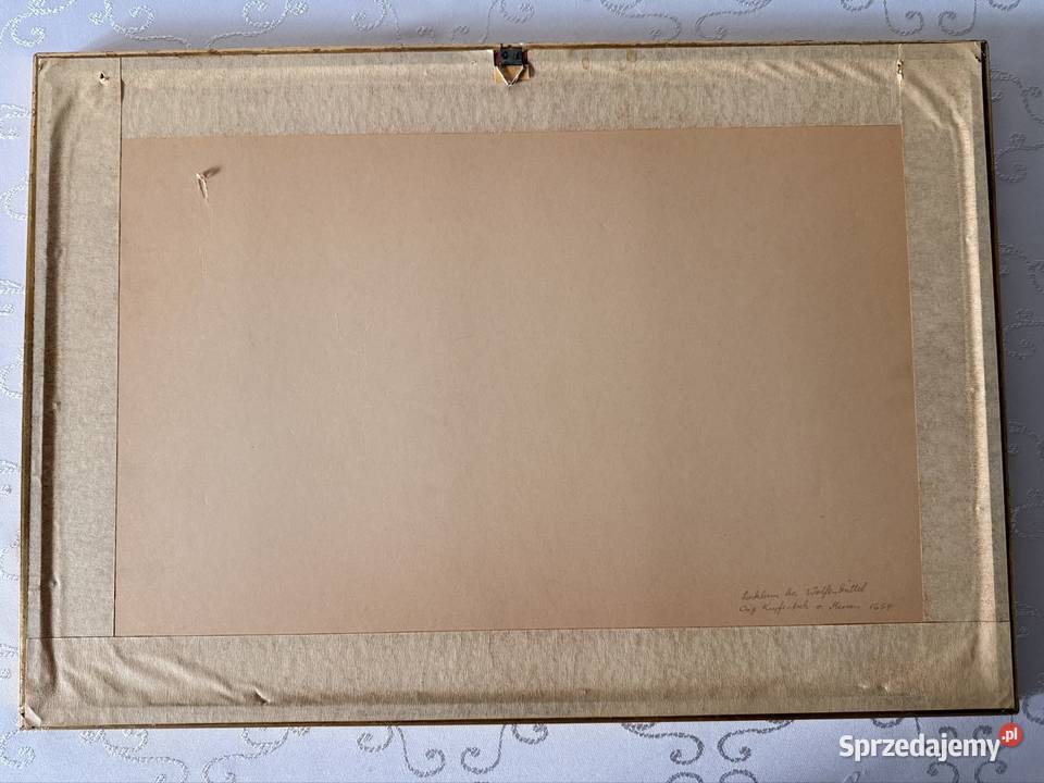 Antyczny Miedzioryt 1653 XVII Wiek Oryginał Czerwionka-Leszczyny