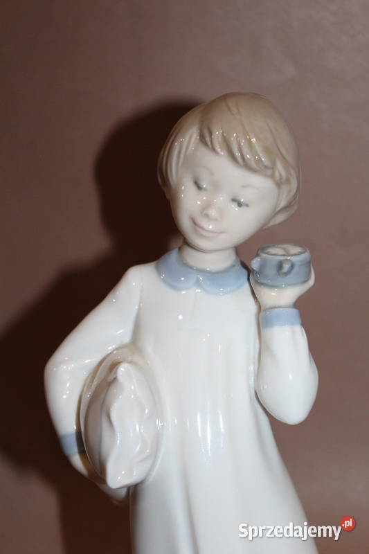 Figurka chłopca z zegarkiem Zaphir 589 Szczecin sprzedam