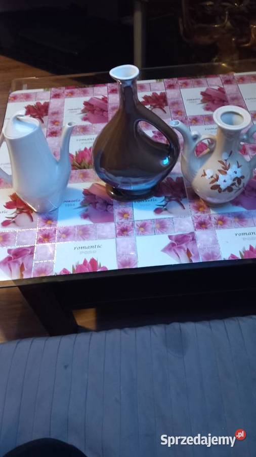 Dzbanki porcelanowe 3 sztuki 99 zlotych małopolskie Liszki