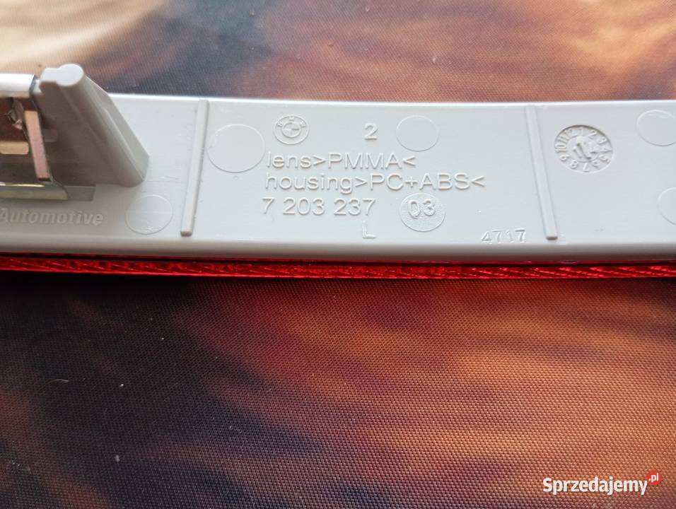 BMW F10 odblask zderzaka tył lewy 7203237 Kościerzyna